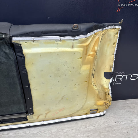 95-99 BMW E36 M3 Sedan Rear Bench + Folding Backrest Back Rest Seats Black *Rip*