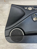 01-06 BMW E46 M3 PASSENGER RIGHT SIDE DOOR PANEL CARD BLACK OEM