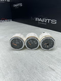 BMW E36 Z3M Z3 M Center Dash Battery Voltage Voltmeter Gauges Meters Set OEM