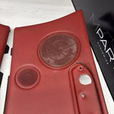 01-06 BMW E46 M3 Convertible Rear Left Right Door Cards Panels Trims Imola Red