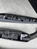 01-06 BMW E46 M3 Convertible Interior Armrests Trim Set Titan Shadow Grey + Pads
