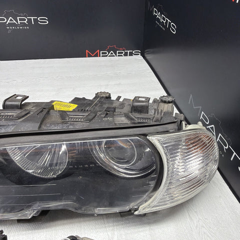 2001 BMW E46 M3 ORIGINAL Single Xenon Headlights Head Lights Corner Lights