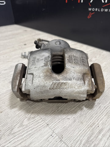 01-06 E46 M3 Front Left Driver Brake Caliper Original Painted Silver
