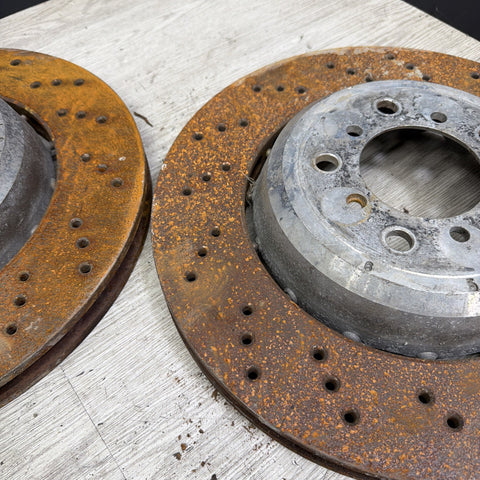 ZIMMERMAN 06-10 BMW E60 E63 E64 M5 M6 FRONT BRAKES DISCS ROTORS