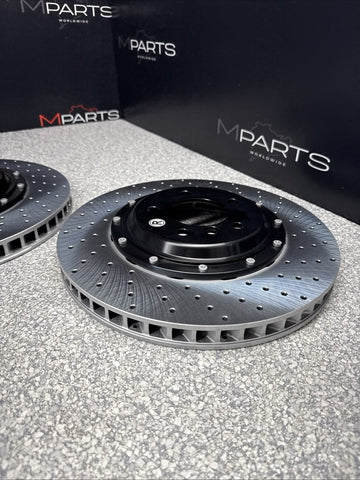 NEW 95-99 BMW E36 M3 Front Drilled Brake Disc Discs Rotors 315x28mm