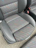 BMW E46 M3 01-06 Convertible M Rain Cloth / Nappa Leather Interior Seats Set