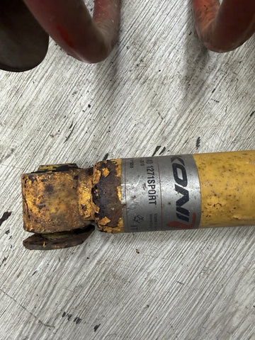 01-06 BMW E46 M3 KONI Front & Rear Suspension Struts Shocks H&R Lowering Springs