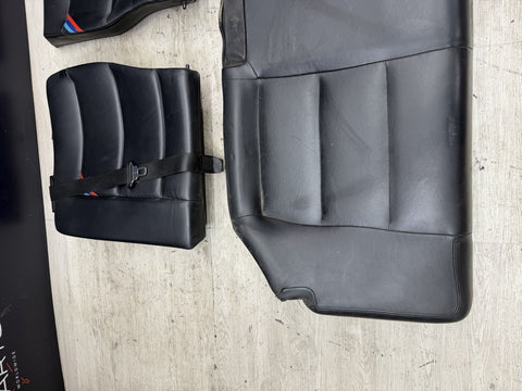 95-99 BMW E36 M3 Coupe Rear Bench + Folding Backrest Back Rest Seats Black