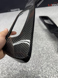 Carbon Seat Button Frame Panels Cover Bezels 21-26 BMW G80 G82 G83 M3 M4