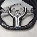15-20 BMW F80 F82 F83 M3 M4 OHC Carbon fiber Steering Wheel Manual DCT