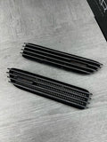 01-06 BMW E46 M3 Left Right Fender Vent Grilles Grills Trims Chrome Genuine OEM