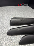 01-06 BMW E46 M3 Convertible Door Arm Rest Armrest Pads Black *Broken Tab*