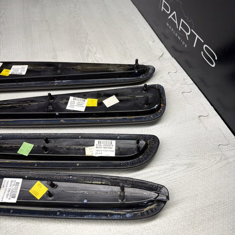 01-06 BMW OEM E46 M3 Coupe Trim Armrest Pads Set Black 8238622 *Notes*