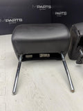 2001-2006 BMW E46 M3 Convertible Black Rear Headrests Head Rests Pair *NOTES*