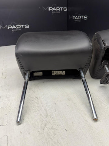 2001-2006 BMW E46 M3 Convertible Black Rear Headrests Head Rests Pair *NOTES*