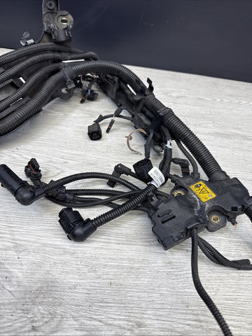 14-19 BMW F85 F86 X5M X6M S63 Engine Motor Front Right Wire Harness Loom *CUT
