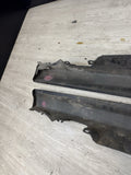 01-06 BMW E46 M3 Rocker Panel Side Skirts OEM Carbon Black *Notes*