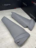 BMW E46 01-05 325ci 330ci M3 Coupe Rear Side Seat Bolsters Grey Gray