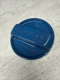 08-13 BMW E90 E92 E93 M3 Engine Oil Cap Laguna Seca Blue BLACKLINE