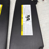 08-13 OEM BMW E92 M3 328 335 Coupe Driver Passenger Side Sun Visor Black