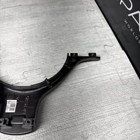 OEM 01-06 BMW E46 M3 Lower Steering Wheel Trim Cover Plate Titan Shadow Grey