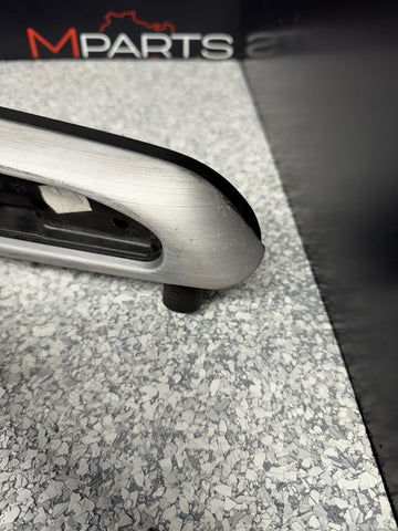 01-06 BMW E46 M3 Convertible Interior Armrests Trim Set Brushed Aluminum *Notes*