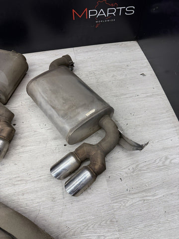 01-06 BMW E46 M3 UUC Corsa Exhaust Section 3 Dual Mid Pipe Midpipe *Dent*
