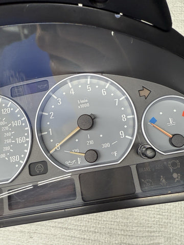 2001-2006 BMW E46 M3 Instrument Cluster Speedometer Spedometer Manual