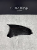 BMW F80 F82 F83 M3 M4 15-20 Front Left Carbon Fiber Mirror Cap OEM 2348099