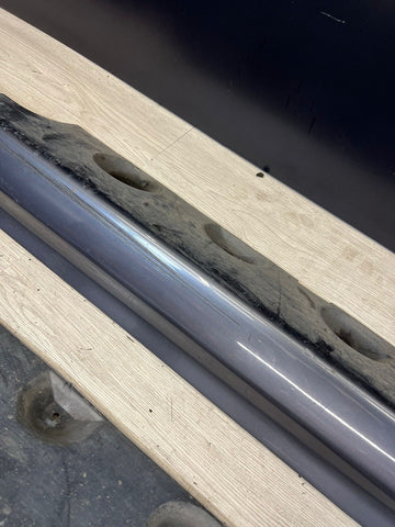01-06 BMW E46 M3 Rocker Panel Side Skirts OEM Steel Grey Gray