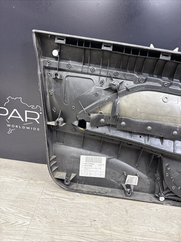 01-06 BMW E46 M3 FRONT PASSENGER RIGHT SIDE DOOR PANEL CARD BLACK OEM