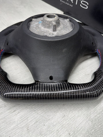 08-13 BMW E90 E92 E93 M3 OHC Carbon fiber Steering Wheel Tri Stitched Manual