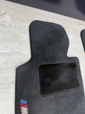 Genuine 01-06 BMW E46 M3 Convertible Carpets Floor Mats Black Front & Rear