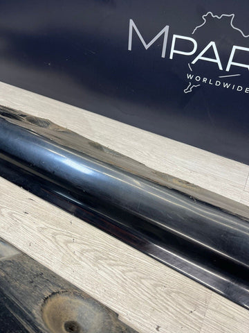 01-06 BMW E46 M3 Rocker Panel Side Skirts OEM Carbon Black *Notes*