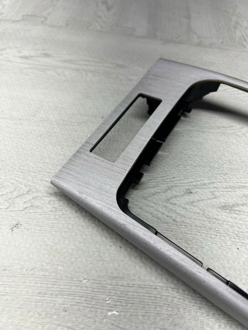 01-06 BMW E46 M3 Convertible Interior Center Shift Shifter Trim Brushed Aluminum