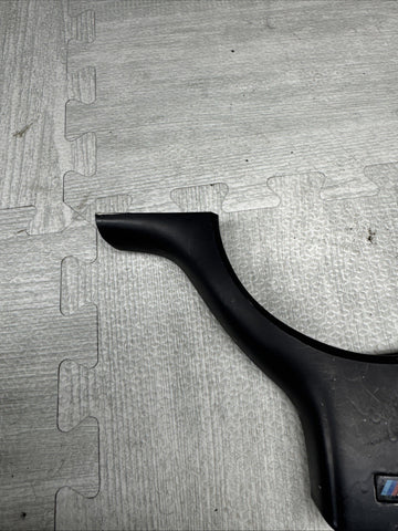 OEM 01-06 BMW E46 M3 Lower Steering Wheel Trim Cover Plate Black
