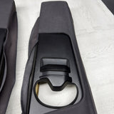 GENUINE BMW E46 B Pillar Trims Column Cover Pillars Pair Black *Peeling*