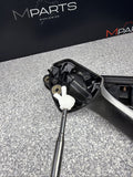 01-06 BMW E46 M3 Brushed Aluminum/Black Door Trim Armrests Front Rear Coupe