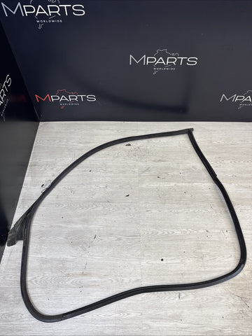 BMW E46 M3 01-06 Right Passenger Side Door Weather Strip Seal Black OEM *Notes*