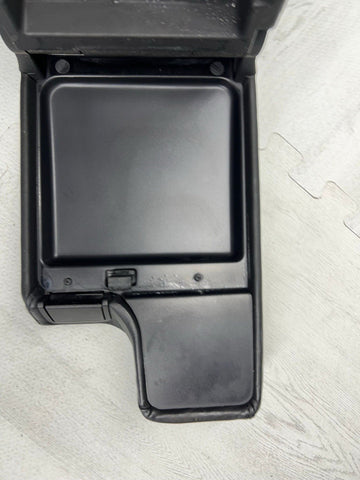 01-06 BMW E46 M3 Center Console Armrest Arm Rest Black Leather
