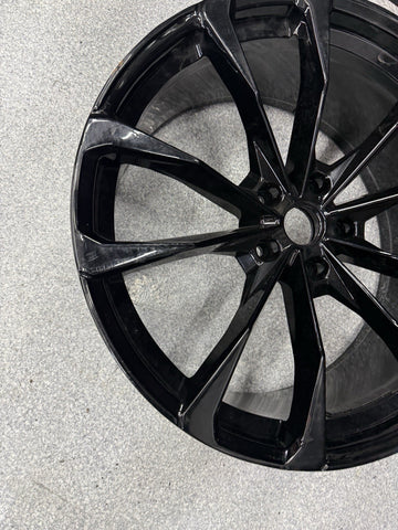 2019-2024 Lamborghini Urus Front Wheel Black Rim 23x10 ET28 OEM