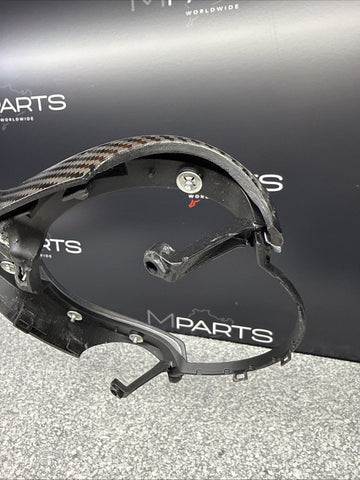 BMW F80 F82 F10 M Performance Steering Wheel Trim Cover Gloss Carbon 32302345203