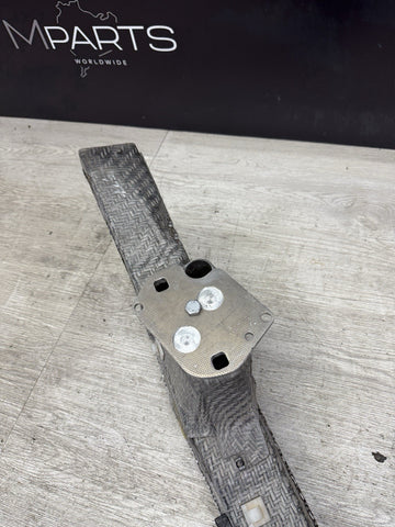 01-06 BMW E46 M3 Front Bumper Rebar Reinforcement Beam *Small Crack*