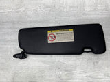 01-06 BMW E46 M3 Convertible Left Driver Sunvisor Sun Visor Black