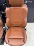 01-06 BMW E46 M3 Convertible Interior Front Heated Seats Cinnamon *Notes*