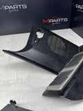 91-99 BMW E36 3 Series M3 Dead Pedal Cover Kick Panels Trims Covers Black OEM