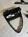 06-07 OEM BMW E63 E64 M6 Front Rear Door Dash Center Console Carbon Trim SET