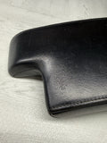 01-06 BMW E46 M3 Center Console Armrest Arm Rest Black Leather Top