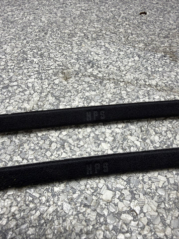01-06 BMW E46 M3 Coupe Front A Pillars Trim Covers Black Original OEM Pair