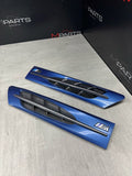 1998-2002 BMW Z3M FRONT FENDER HOOD VENTS GRILLES OEM 51132492960 ESTORIL BLUE